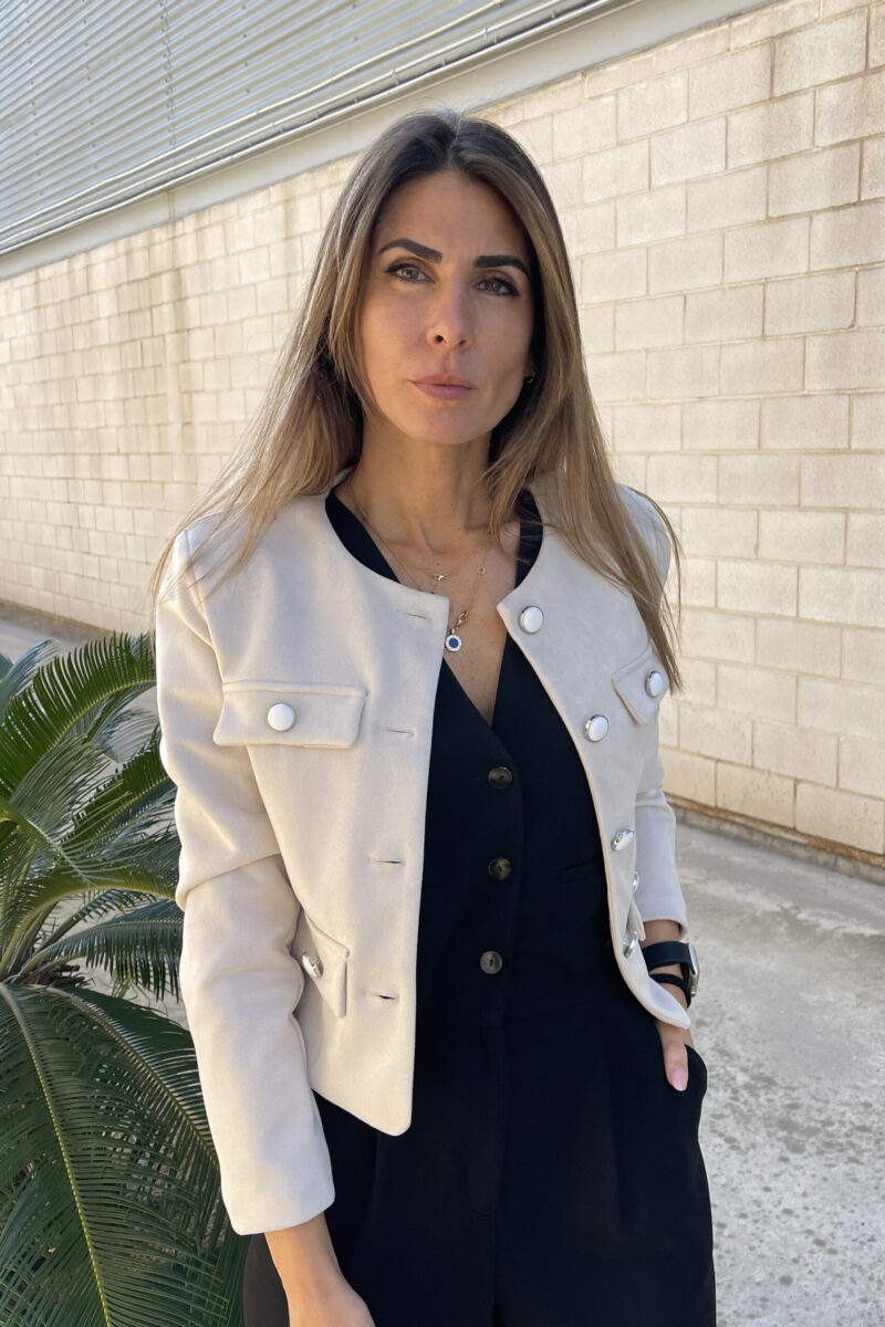 CHAQUETA DE ANTELINA