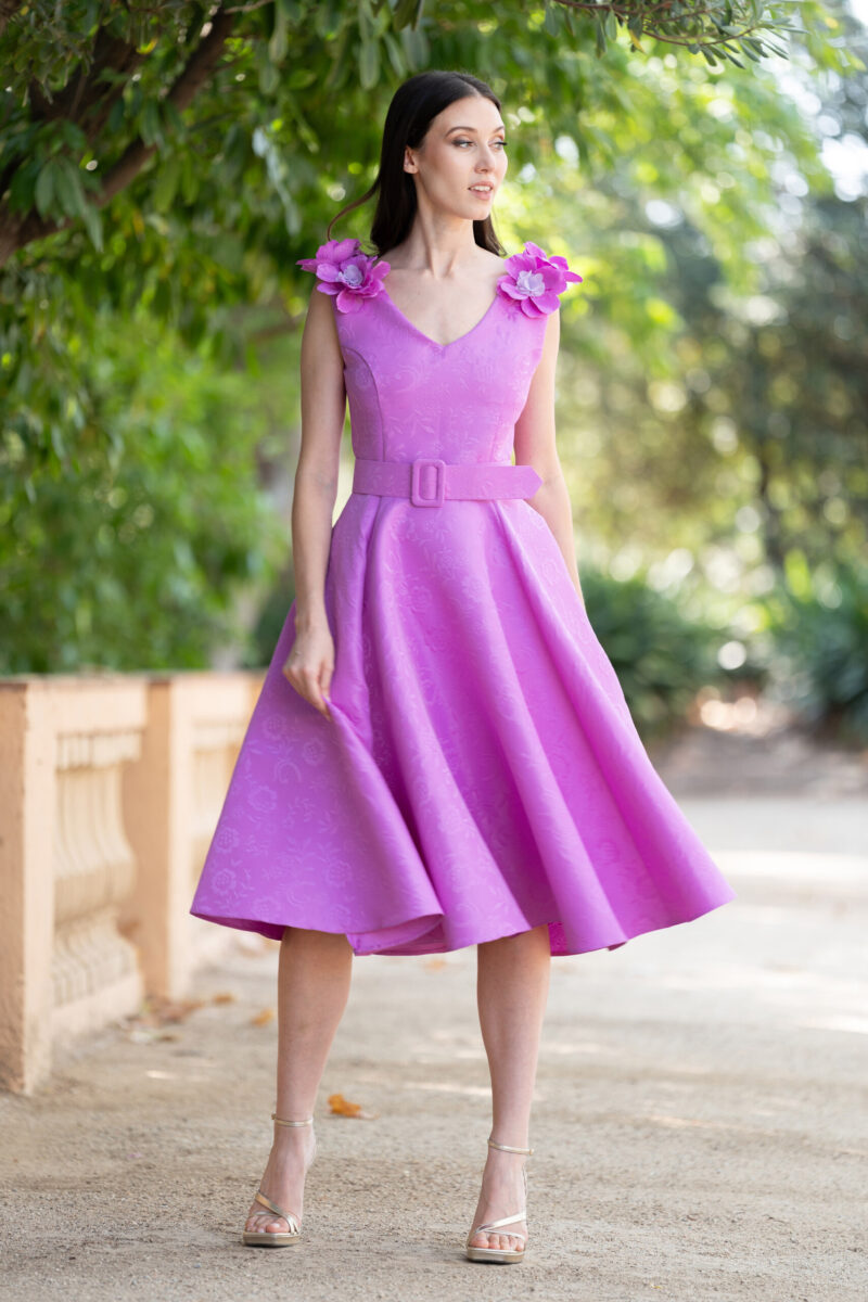 VESTIDO CORTO EVASE