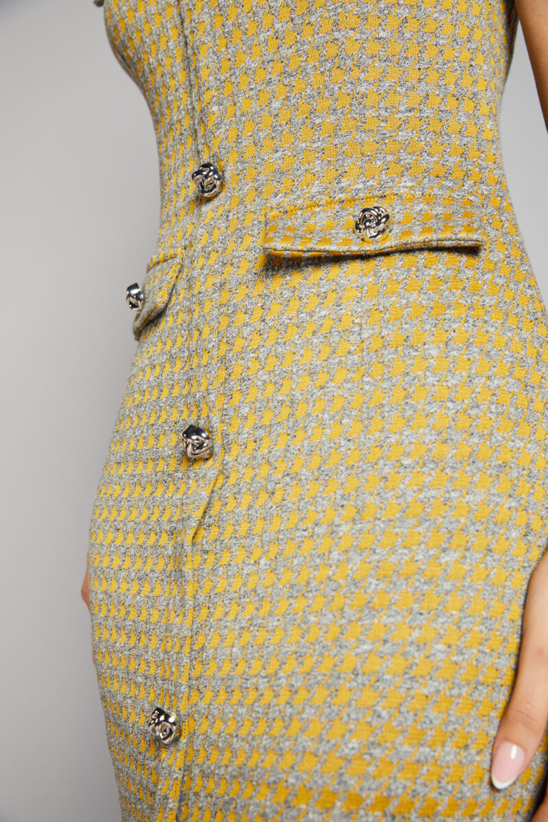 VESTIDO PATA DE GALLO CHANEL