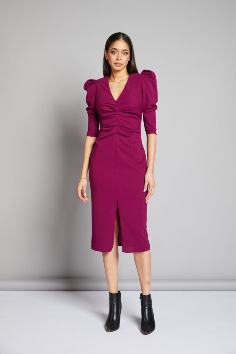 VESTIDO NEOCREP PLIEGUES