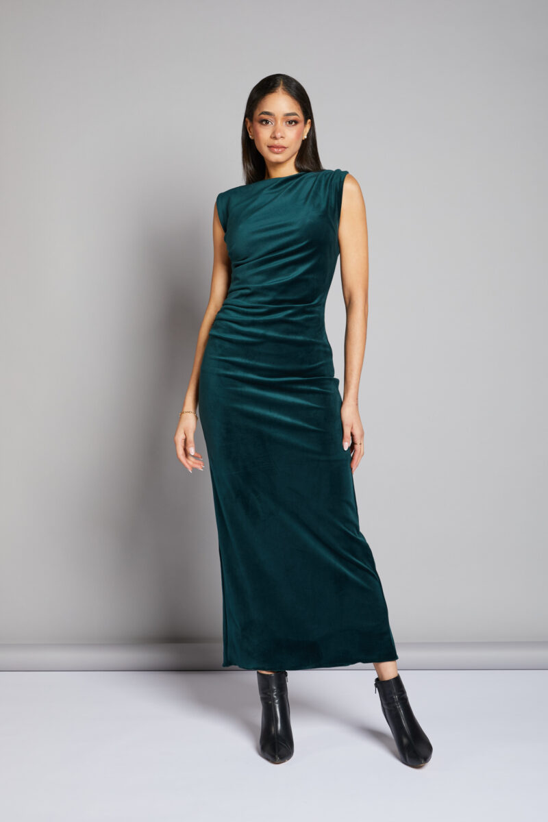 VESTIDO LARGO TERCIOPELO